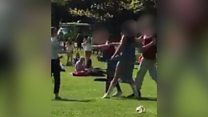 Violence filmed in Belfast's Botanic Gardens