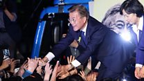 Liberal celebrates victory in S Korea