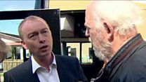 Man takes on Lib Dem leader over Brexit