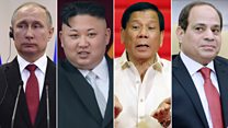 Why does Trump admire strongmen leaders?
