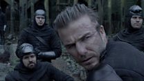 David Beckham makes big screen debut