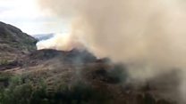 Glenfinnan fire disrupts train services