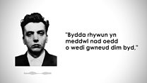 Ian Brady a'r plismon o Gymru