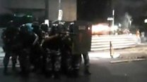 Brazil police fire tear gas at protesters