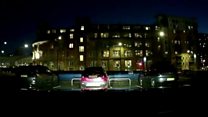 Dashcam 'captures moment of blast'