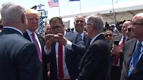 Israeli MP's Trump selfie