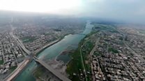 موصل کی فضا سے عکس بندی