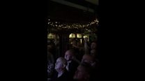Football fans silent for attack victims