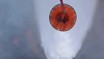 Fighting Siberian wildfires from high