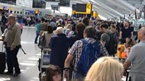 'Absolute chaos' at Heathrow