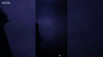 Raging storm caught on camera