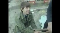 John Noakes climbs Nelson's Column