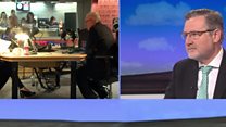 Gardiner listens to Corbyn's radio interview