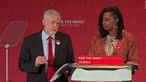 Corbyn apologises for childcare costs stumble