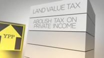 A party that wants to replace all taxes