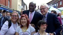 Frank Bruno joins campaign trail