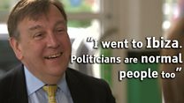 'Politicians are normal people. I went to Ibiza'