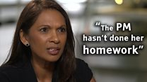Gina Miller: 'The PM hasn't done her homework'