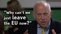 Godfrey Bloom: 'Why can't we leave the EU now'