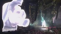 Tearful Robbie struggles through Angels