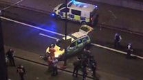 Footage shows scene on bridge