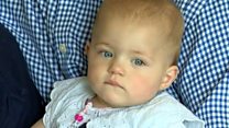 Stroke sufferer's baby delight