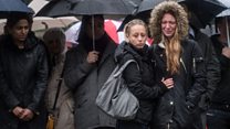 Minute's silence held for attack victims