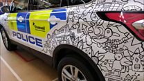 Police car art