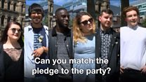 Can you match the pledge to the party?