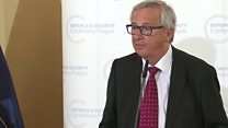 Juncker hopes UK won't delay Brexit talks