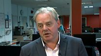Mae Mr Bebb yn meddwl mai'r unig opsiwn ydi ffurfio llywodraeth Geidwadol gyda chefnogaeth gan bleidiau eraill