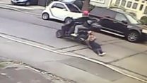 Watch: CCTV footage of south London attempted bag snatch