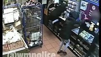 Women armed with knives raid post office