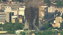 Extent of damage to tower block