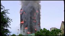 لندن کی 24 منزلہ عمارت میں آتشزدگی