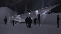 Futuristic sculpture tells Duxford story