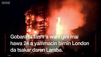 Bidiyon Gobarar da ta kama wani bene a London