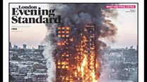 Tower fire 'like a war zone'