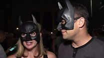 Fans pay tribute to Batman's Adam West