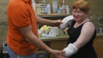 'My neighbour hacked off my hands'