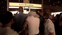 Protesters storm Kensington town hall