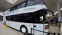 Robbie Williams tour bus to be shelter