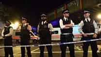 Van hits Finsbury Park crowd