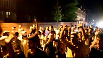 پاکستان کی فتح پر کشمیر میں جشن