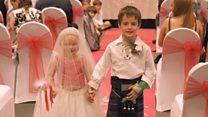Five-year-old girl's bucket list wedding