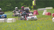 Lawnmower racing in Sussex