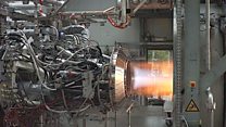 Test for Ariane rocket's Vinci engine