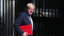 Boris Johnson struggles in interview