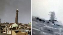 Video 'shows Mosul mosque's destruction'