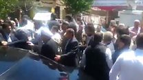 شعار علیه حسن روحانی روز راهپیمایی قدس
